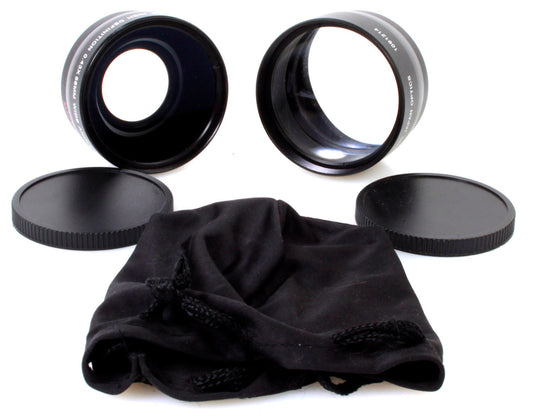 58mm Wide Angle (Macro) & Telephoto Lens Set of 2