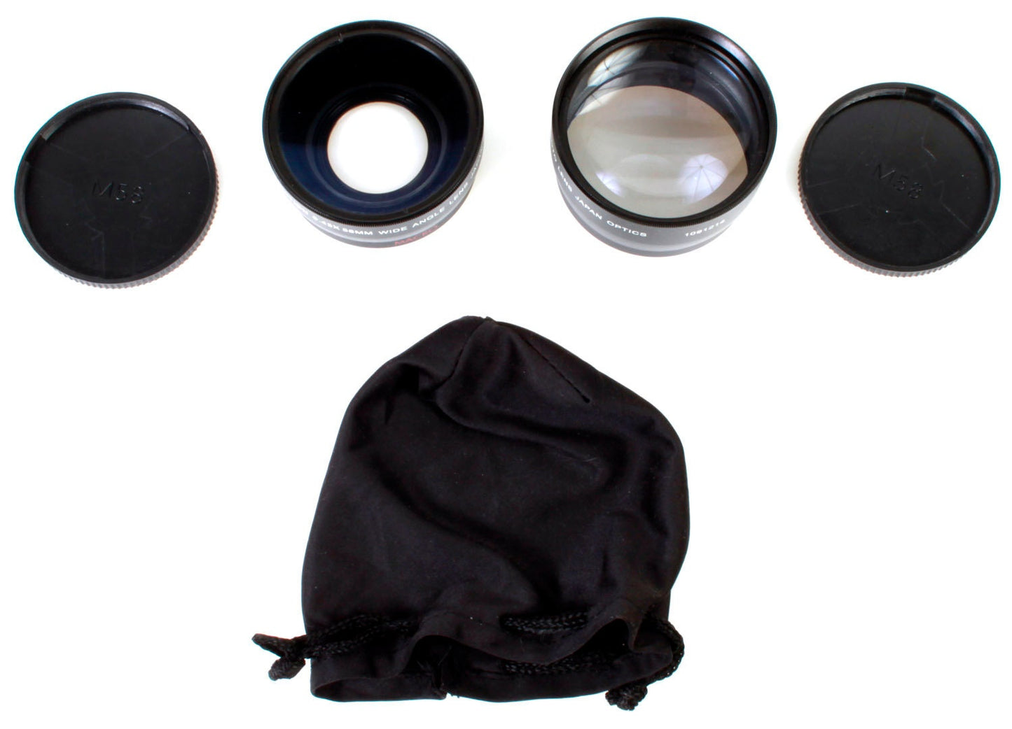 58mm Wide Angle (Macro) & Telephoto Lens Set of 2