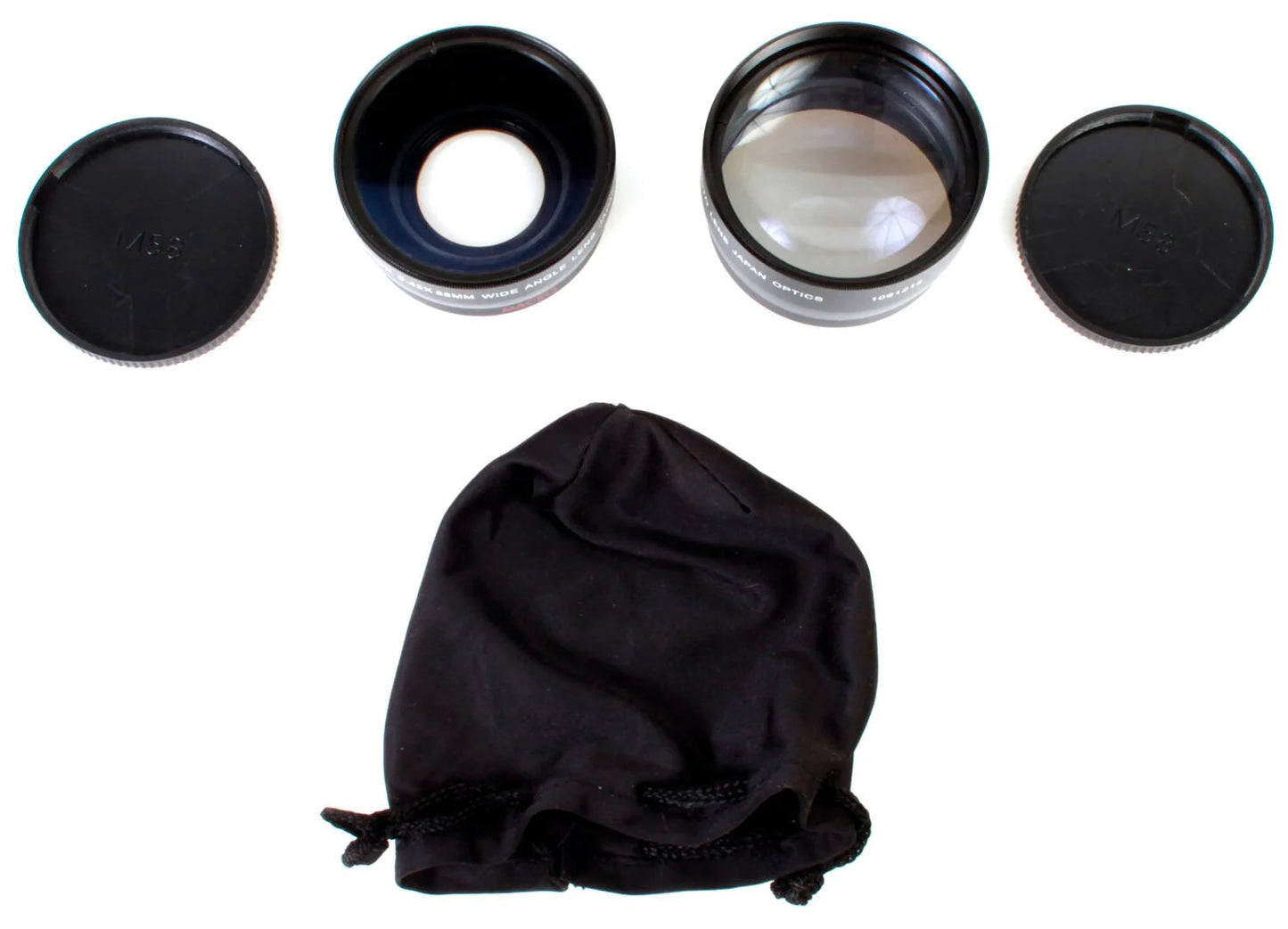 58mm Wide Angle (Macro) & Telephoto Lens Set of 2