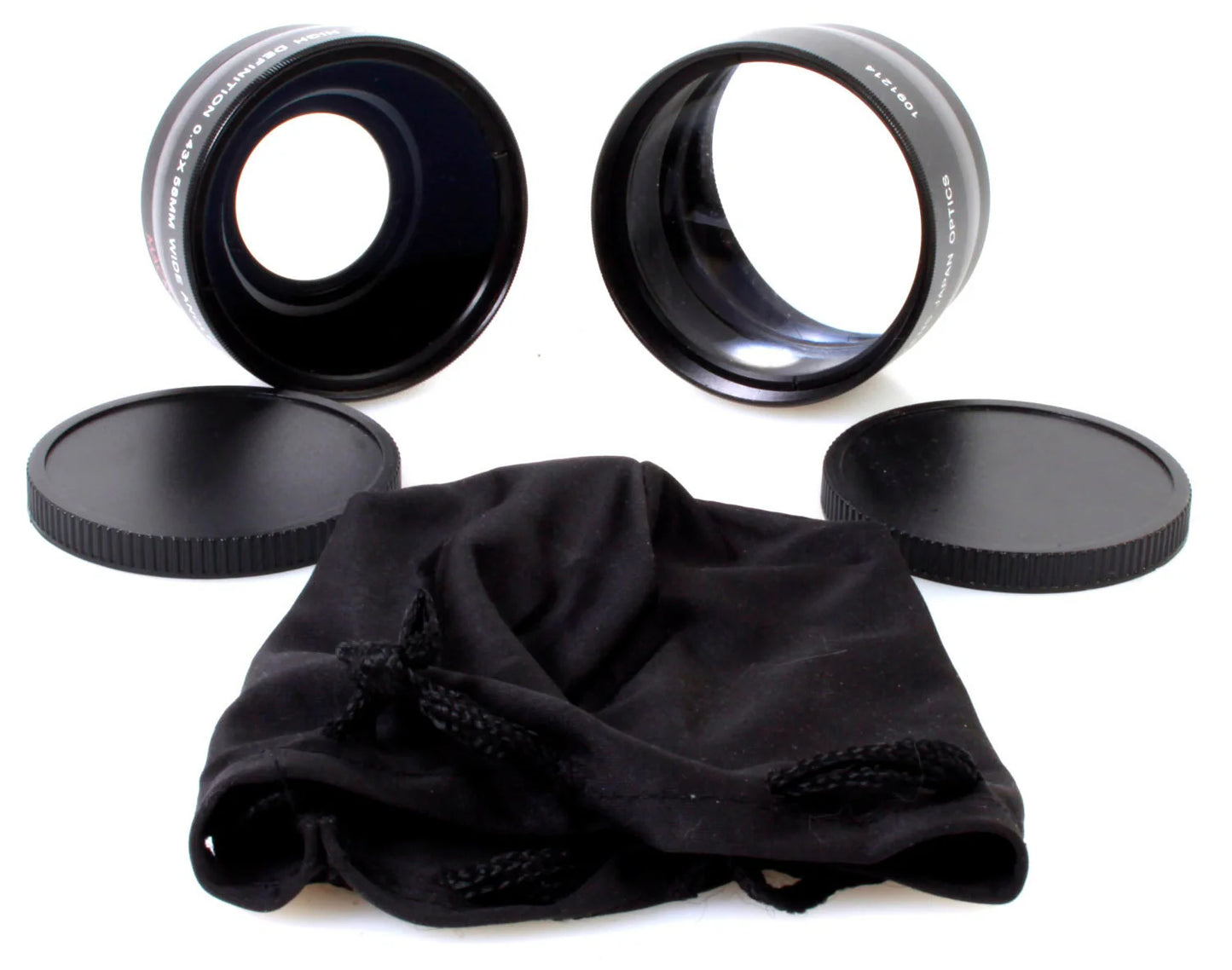 58mm Wide Angle (Macro) & Telephoto Lens Set of 2
