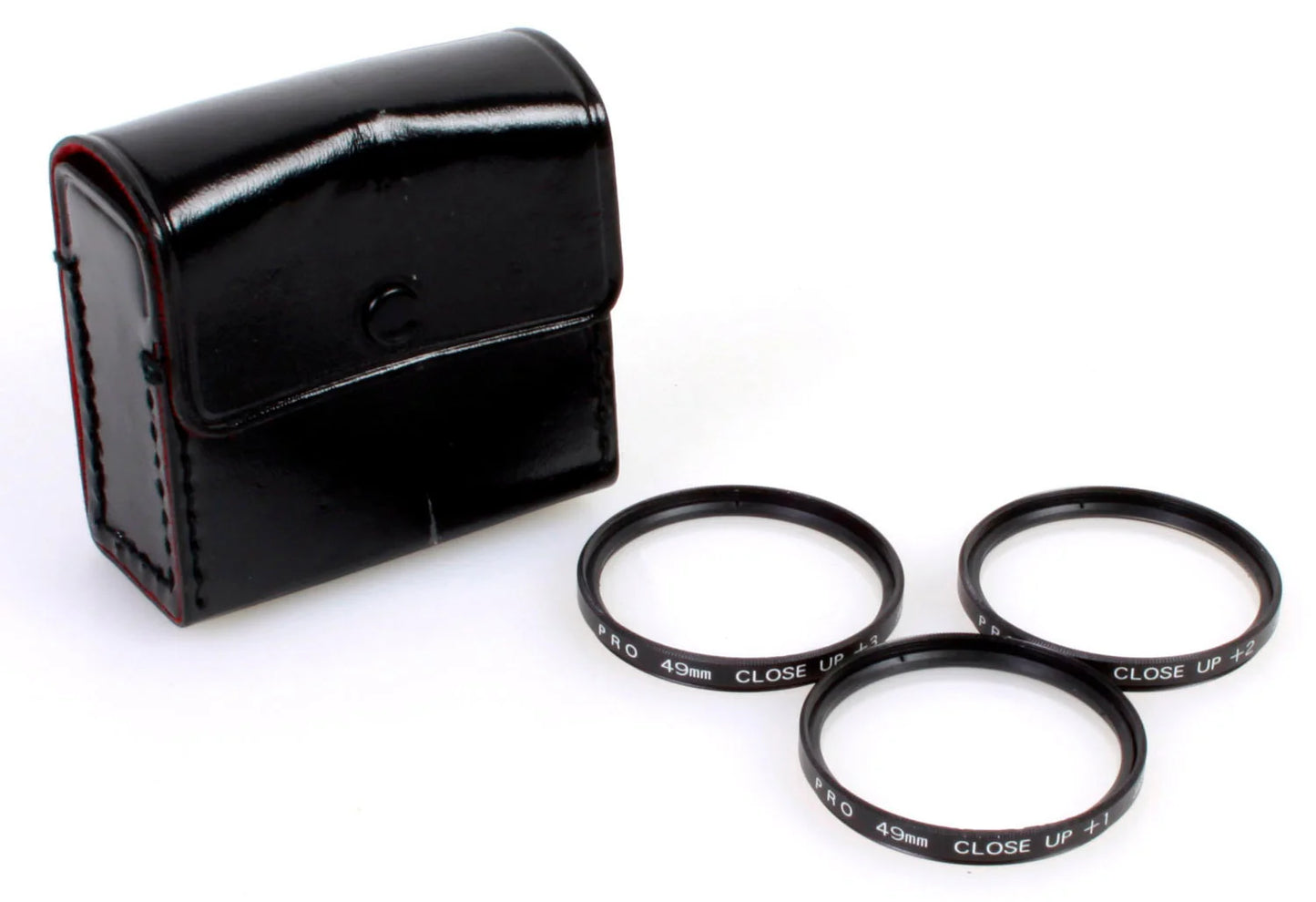 49mm Close Up +1 +2 &+3 Filters w/ Case