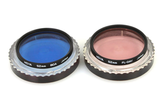 52mm Filters Blue/Pink