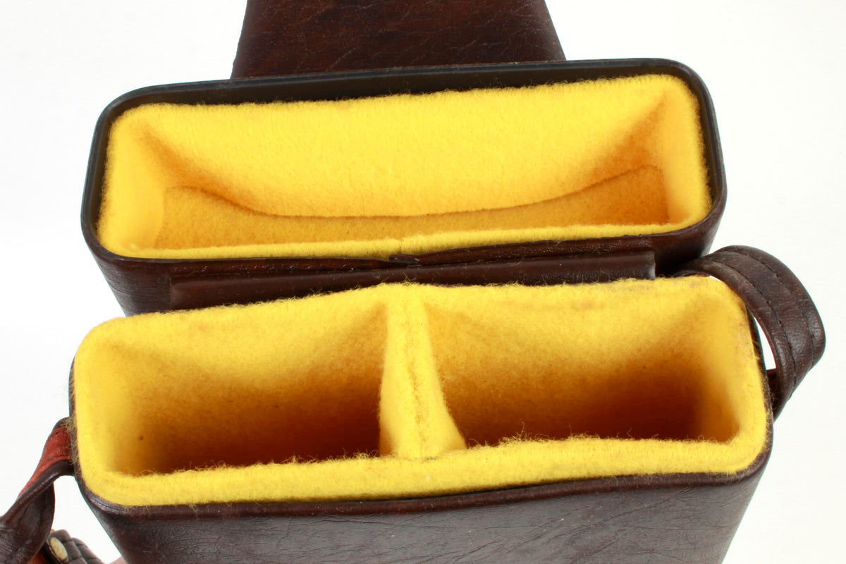 Camera Case Brown Hard Vintage 1970s