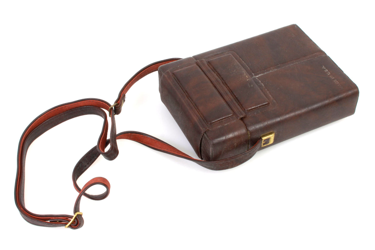 Camera Case Brown Hard Vintage 1970s