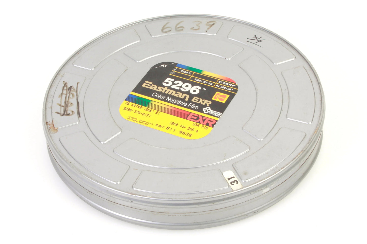 Large 1000ft Movie Film Can