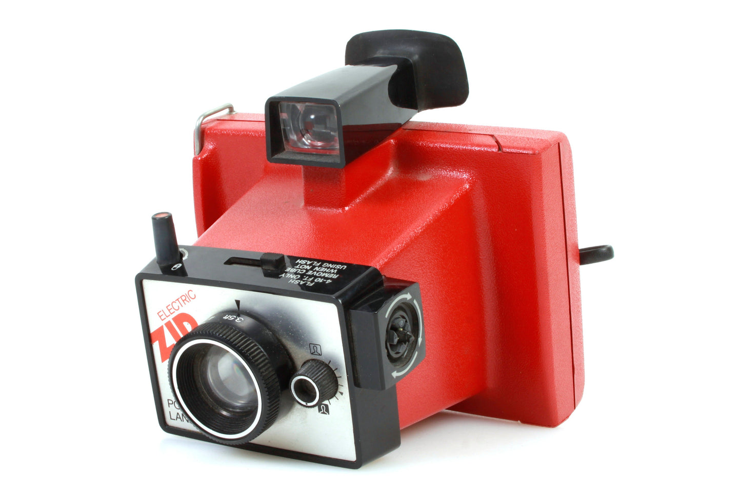 1970s Polaroid Electric Zip Red Land Camera