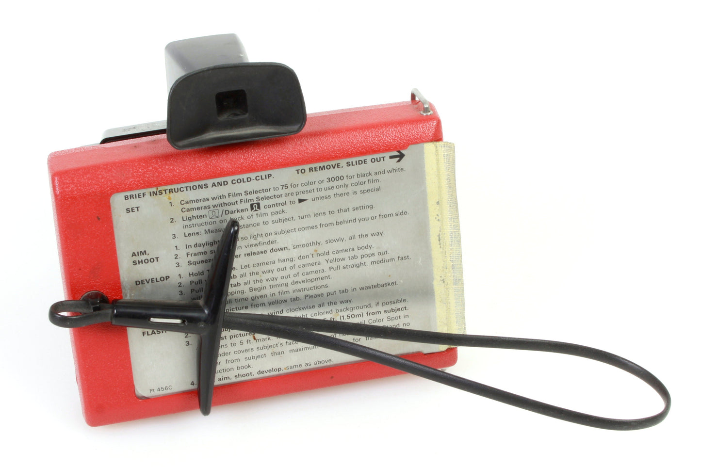 1970s Polaroid Electric Zip Red Land Camera