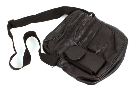 Case Bag - Soft Black Leather
