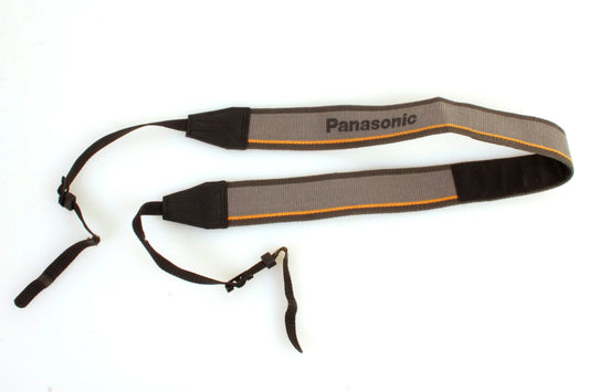 Vintage Camera Strap Gray/Orange