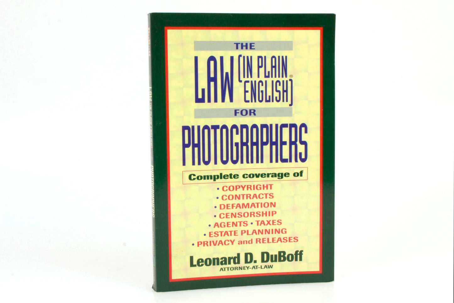 The Law (In Plain English) for Photographers by DuBoff, Leonard D.