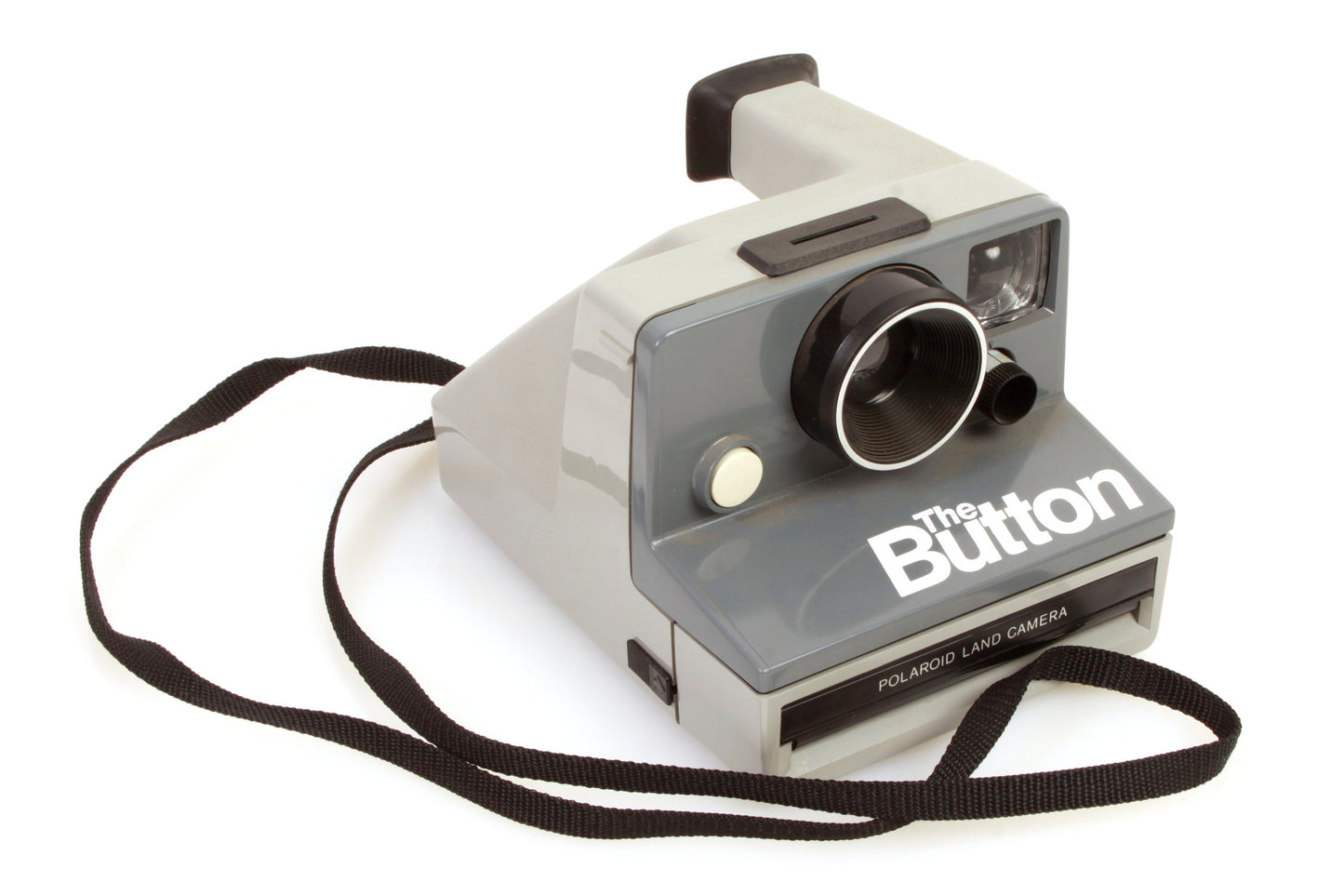 Polaroid "The Button" Land Camera with Box & B+W Film