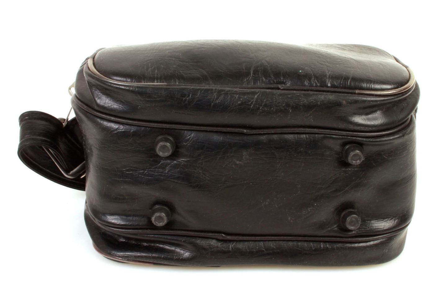 Camera Case 1970s Black w/ Shoulder Strap