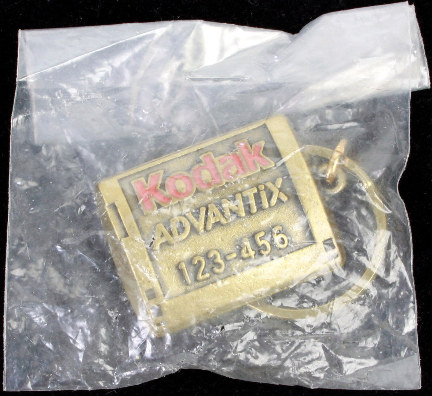 Kodak Brass Advantix Keychain Vintage