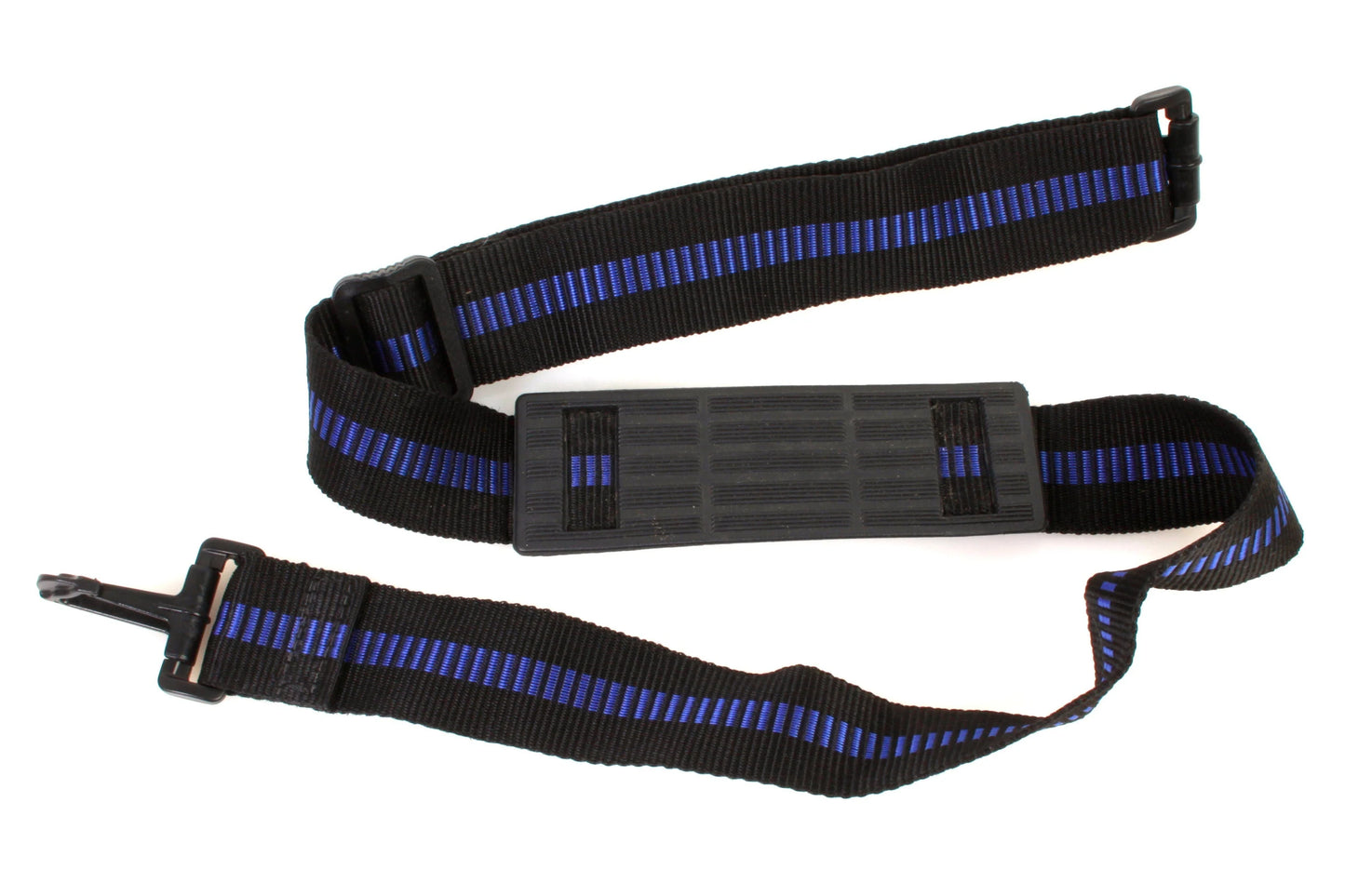 Vintage Camera Strap Black & Blue Wide