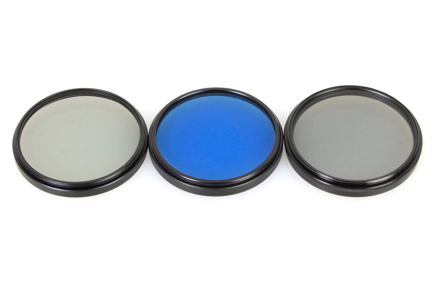 52mm Filters (3) ND 2X, Blue, Polarizer