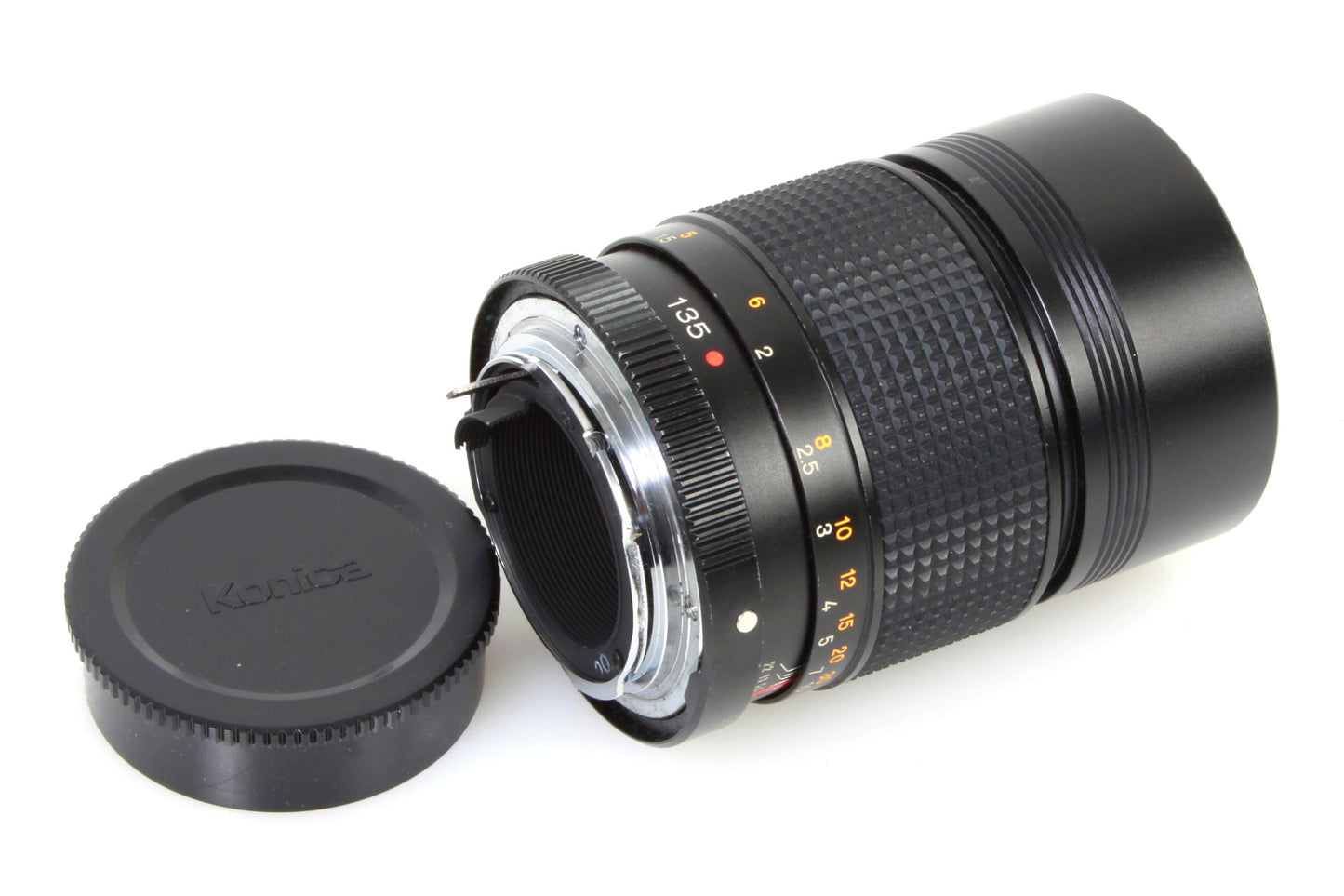 Konica Film Camera Portrait Lens in Case