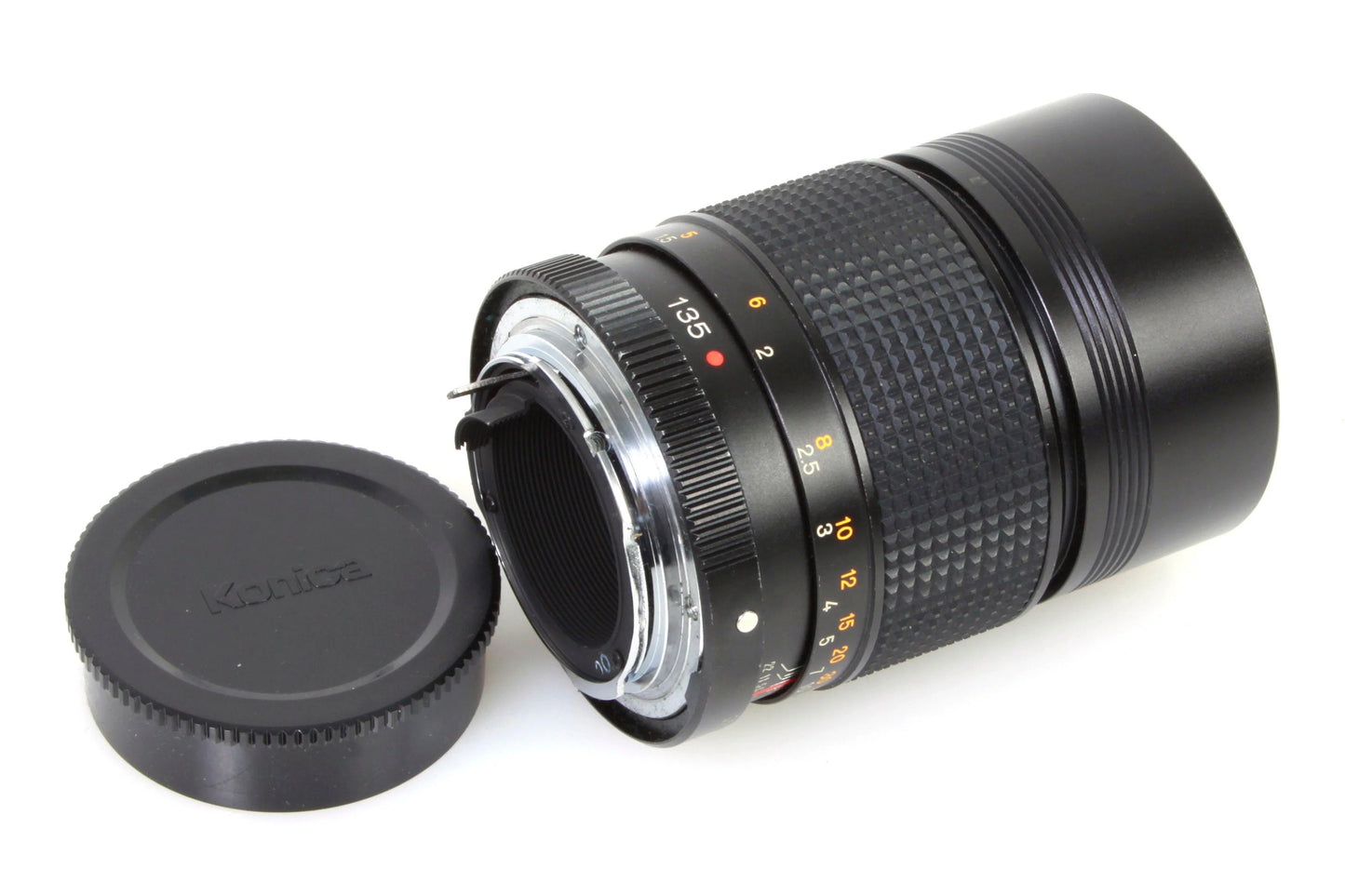 Konica Film Camera Portrait Lens in Case