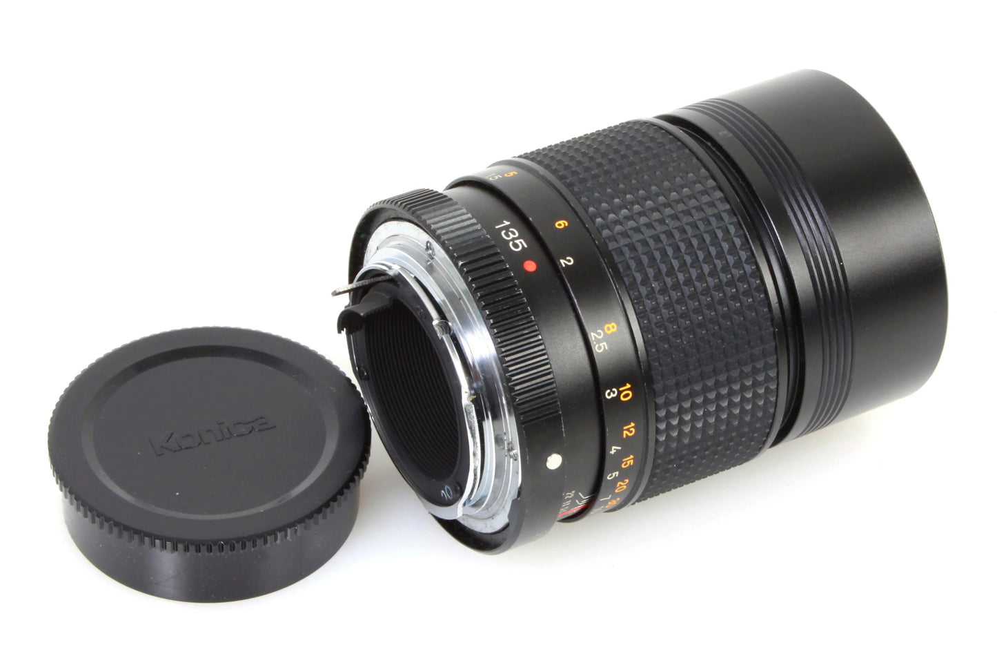 Konica Film Camera Portrait Lens in Case