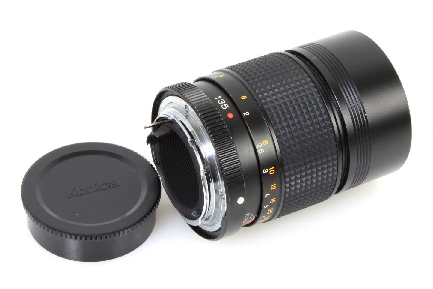 Konica Film Camera Portrait Lens in Case