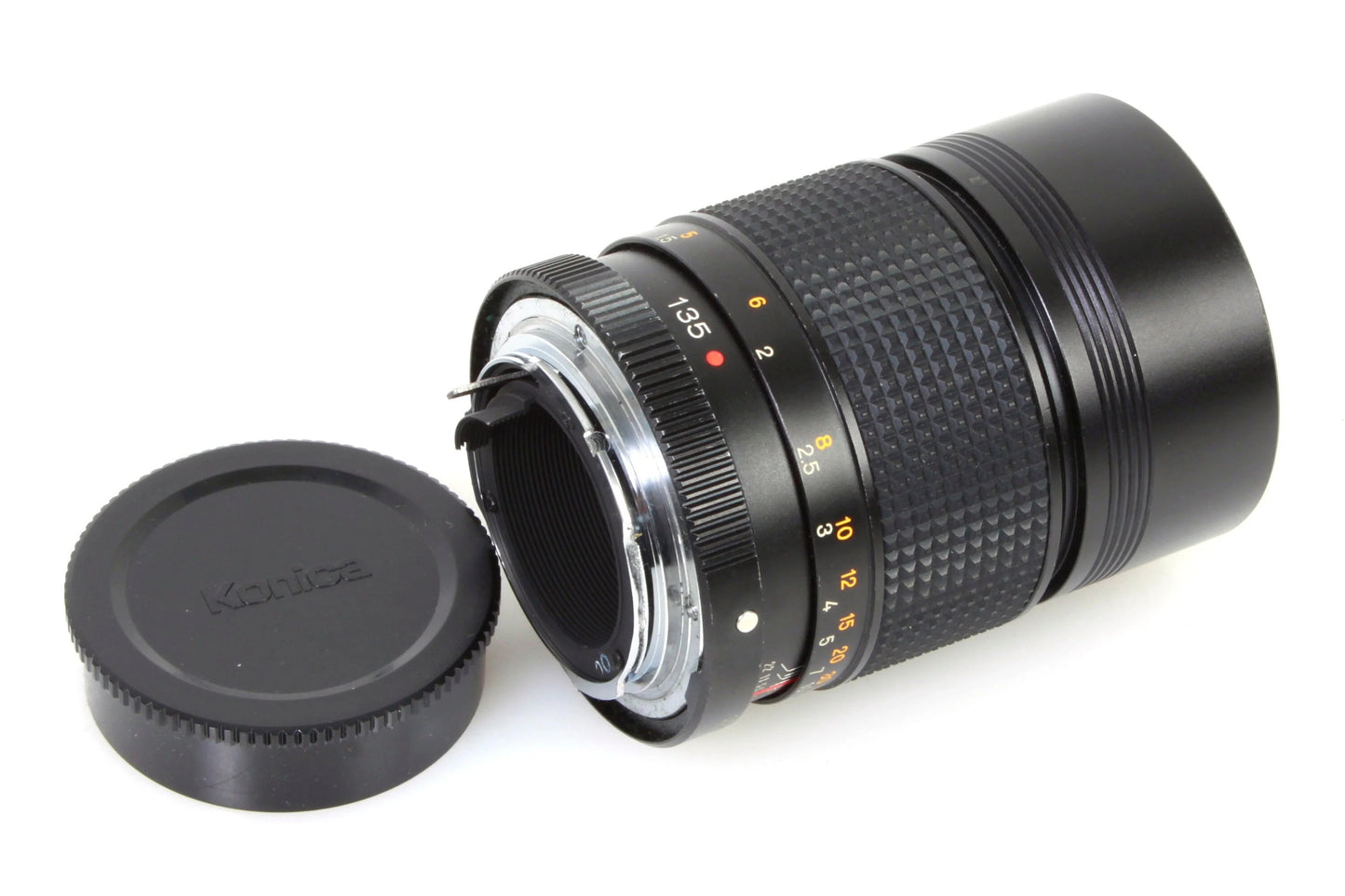 Konica Film Camera Portrait Lens in Case