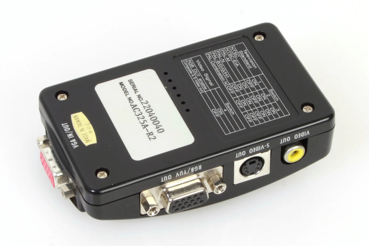 Black Box 724-746-5500 VGA to Video Portable II w/ Cables