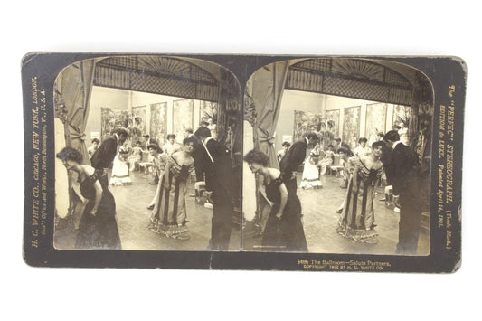 Stereoview Card The Ballroom 1903