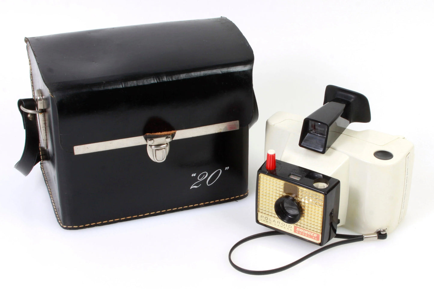 Vintage Polaroid Swinger w/ Case