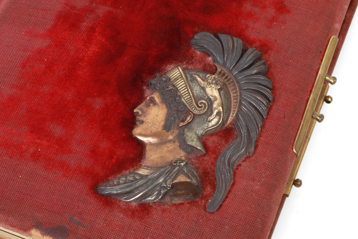 Antique Roman Motif Photo Album for Cabinet & Imperial Cabinet Cards (Empty)