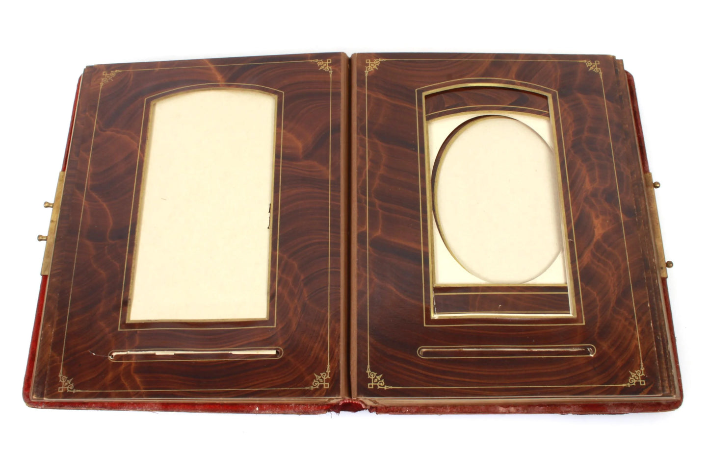 Antique Roman Motif Photo Album for Cabinet & Imperial Cabinet Cards (Empty)