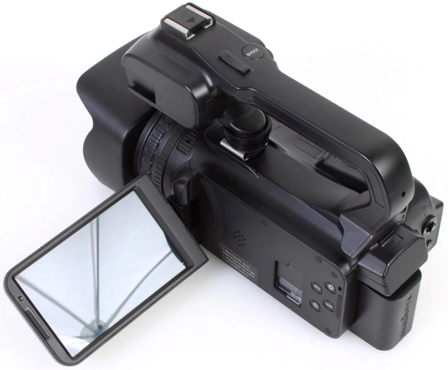 Video Camera 4K w/2 Batteries, Charger, Case & More