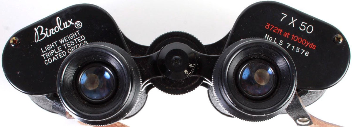 Vintage Binolux Binoculars 7x50 w/Leather Case