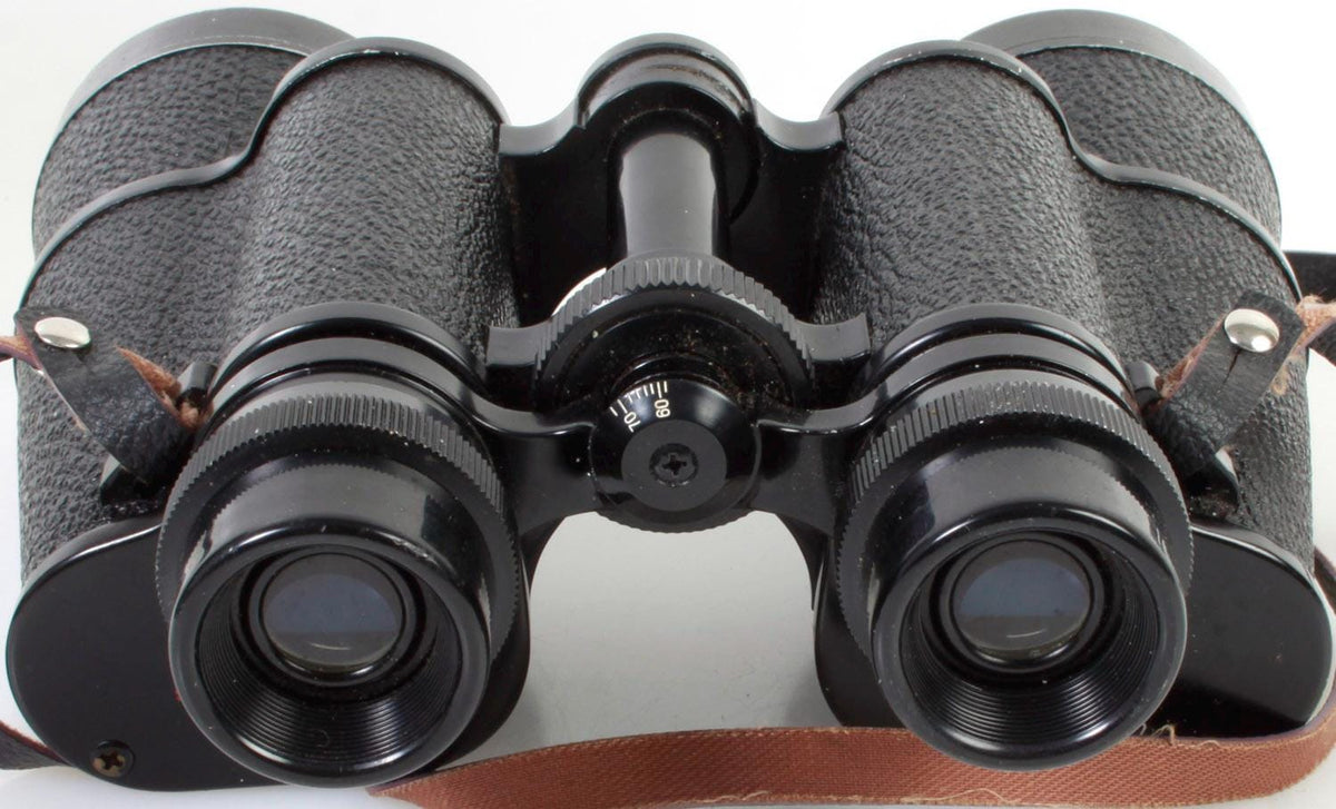Vintage Binolux Binoculars 7x50 w/Leather Case