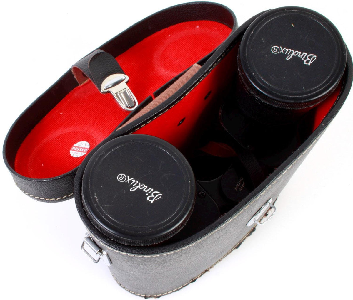 Vintage Binolux Binoculars 7x50 w/Leather Case