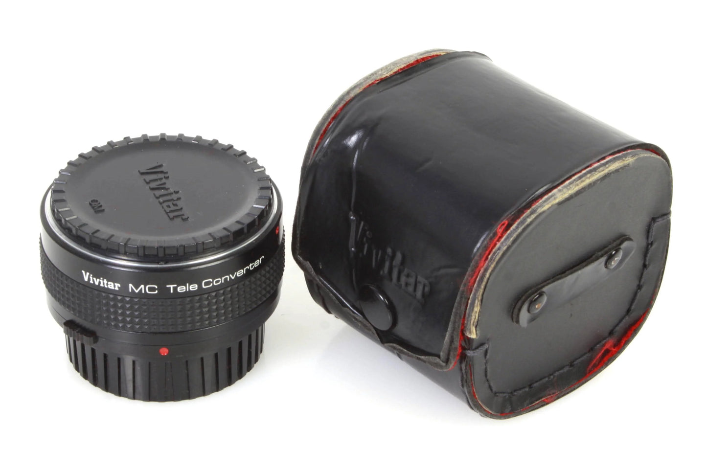 Vivitar Tele Converter 2X-21 for Olympus O/OM Cameras w/ Case