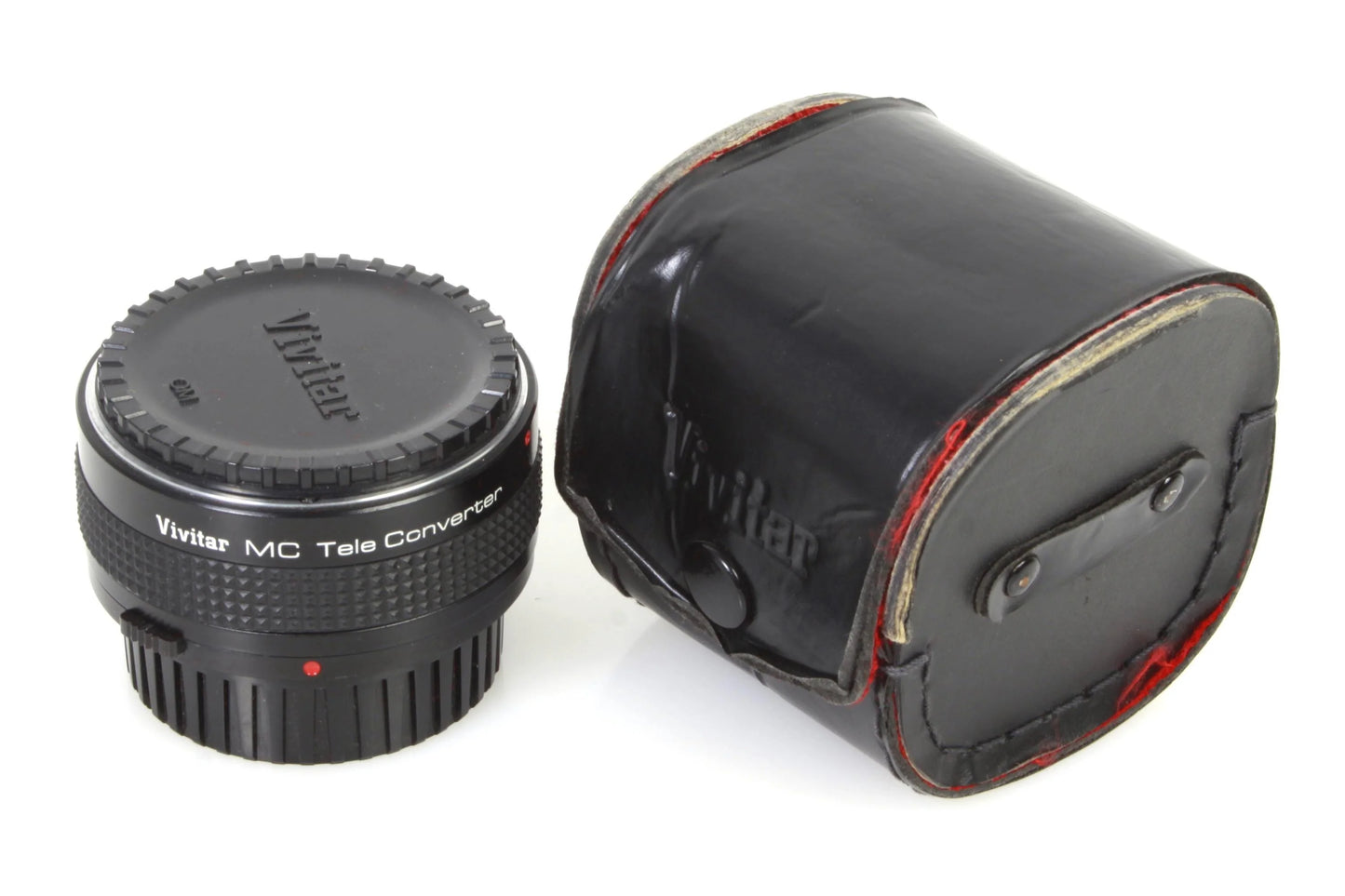 Vivitar Tele Converter 2X-21 for Olympus O/OM Cameras w/ Case