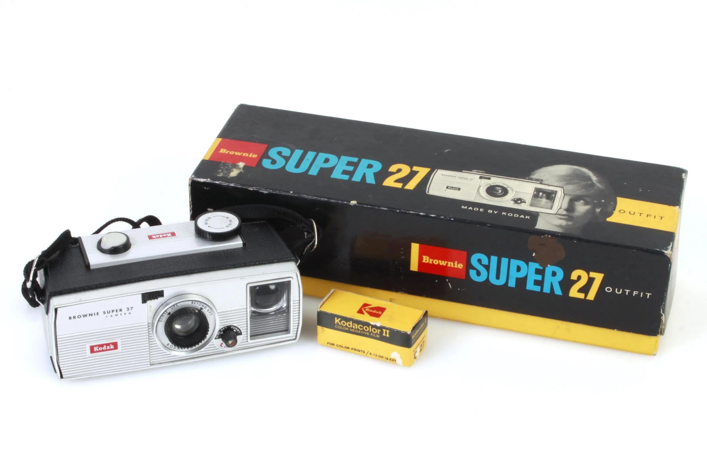 Vintage Film Camera Brownie in Box w/ Film