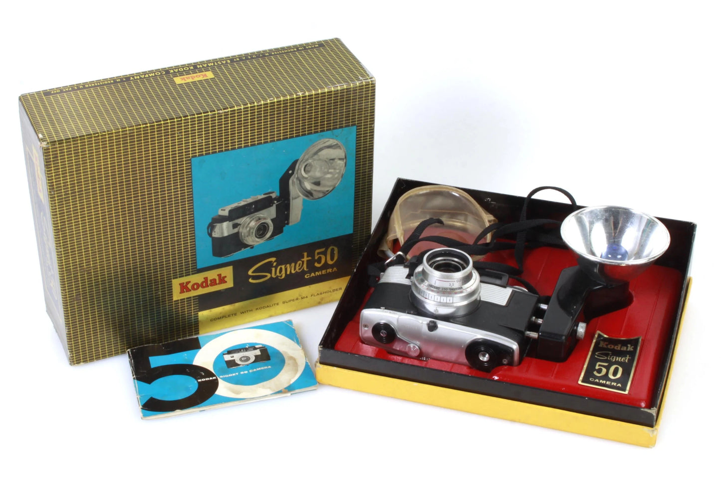 Camera Kodak Signet 50 in Original Box w/ Flash & Manual
