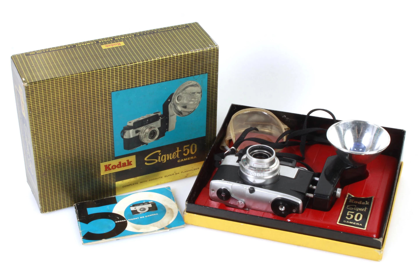 Camera Kodak Signet 50 in Original Box w/ Flash & Manual