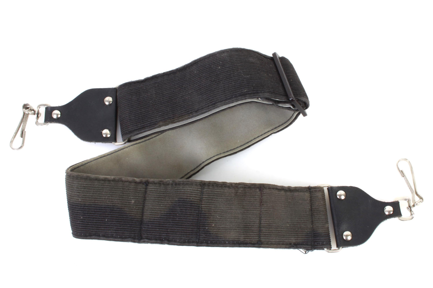 Camera Strap 1960s Black Corduroy