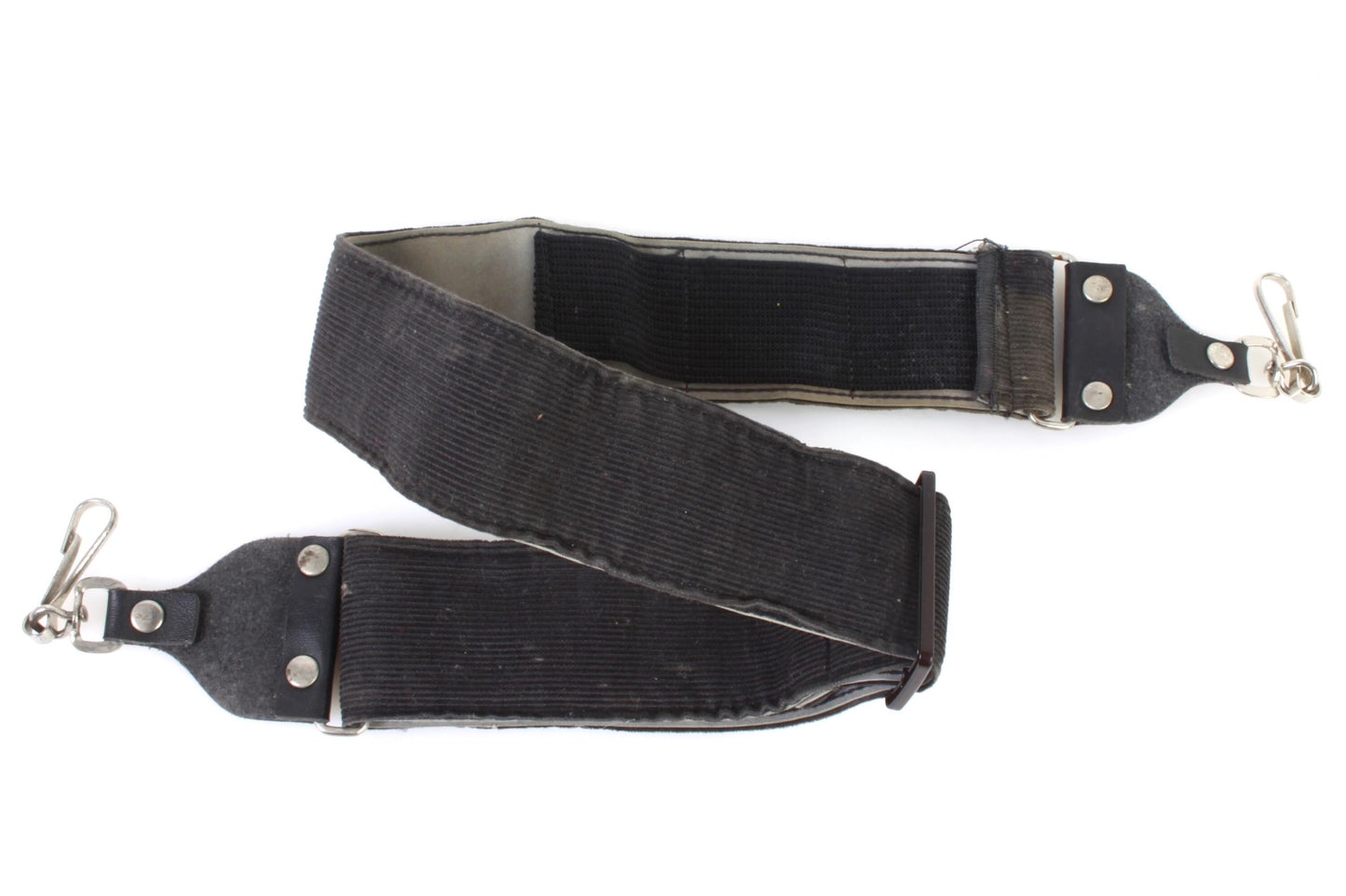 Camera Strap 1960s Black Corduroy