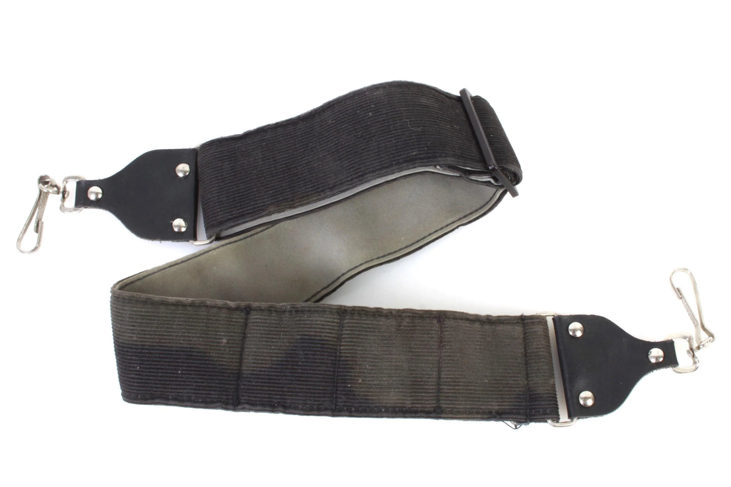 Camera Strap 1960s Black Corduroy