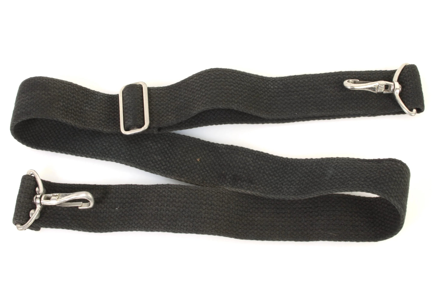 Vintage Camera Strap 1960s Black Woven