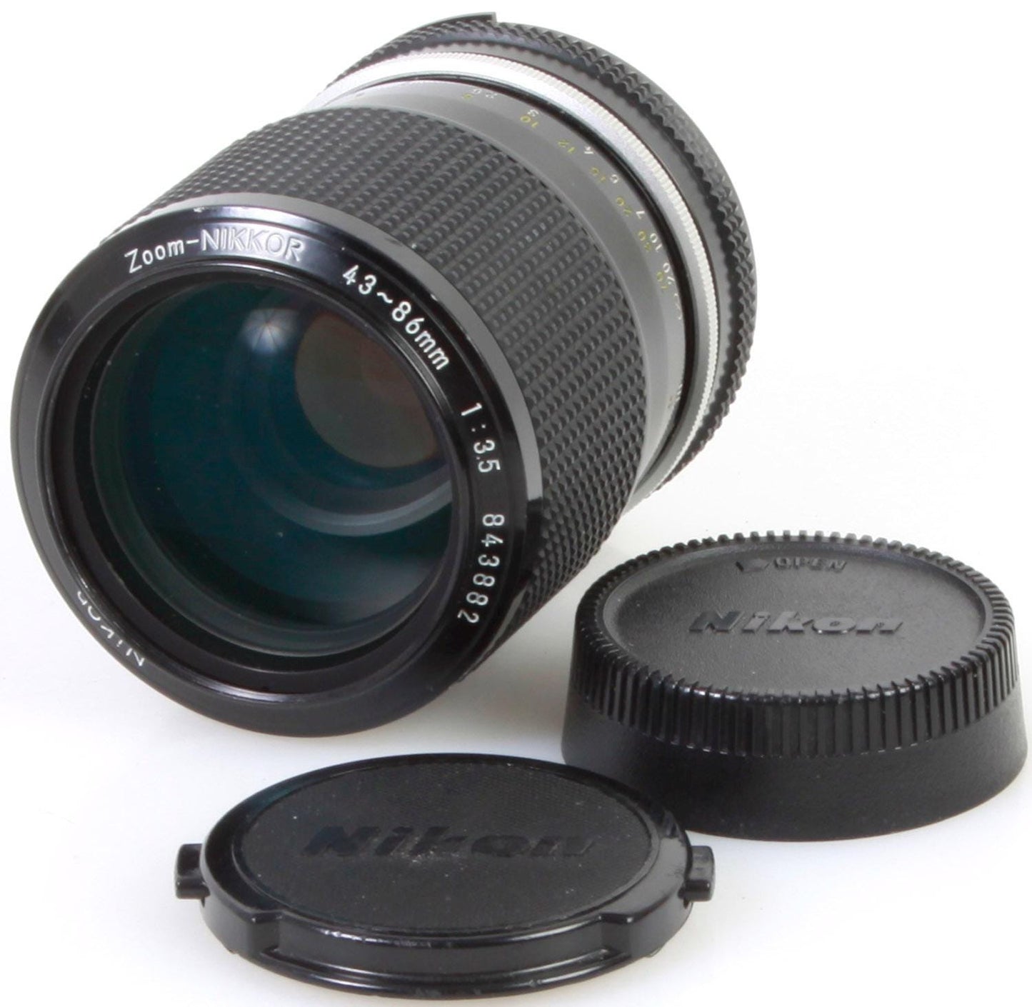 Nikon Nikkor 43-86mm f/3.5 Zoom Lens for Nikon w/ Caps