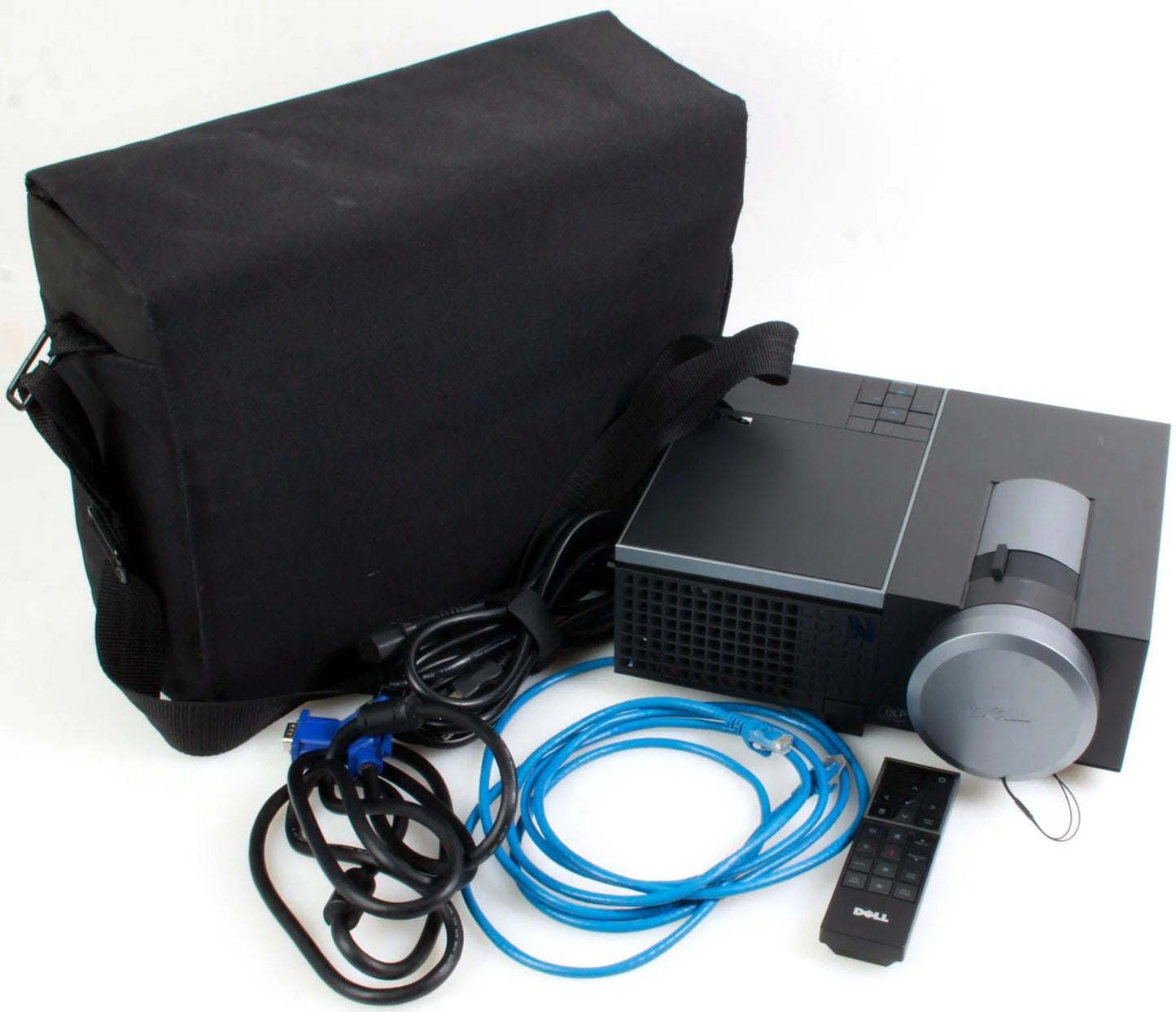 Dell Projector w/ Case and Accessories TESTED & WORKS