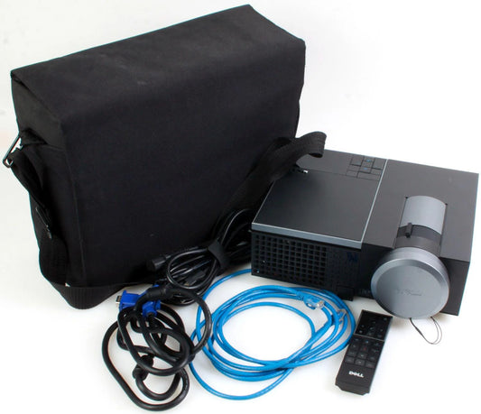 Dell Projector w/ Case and Accessories TESTED & WORKS