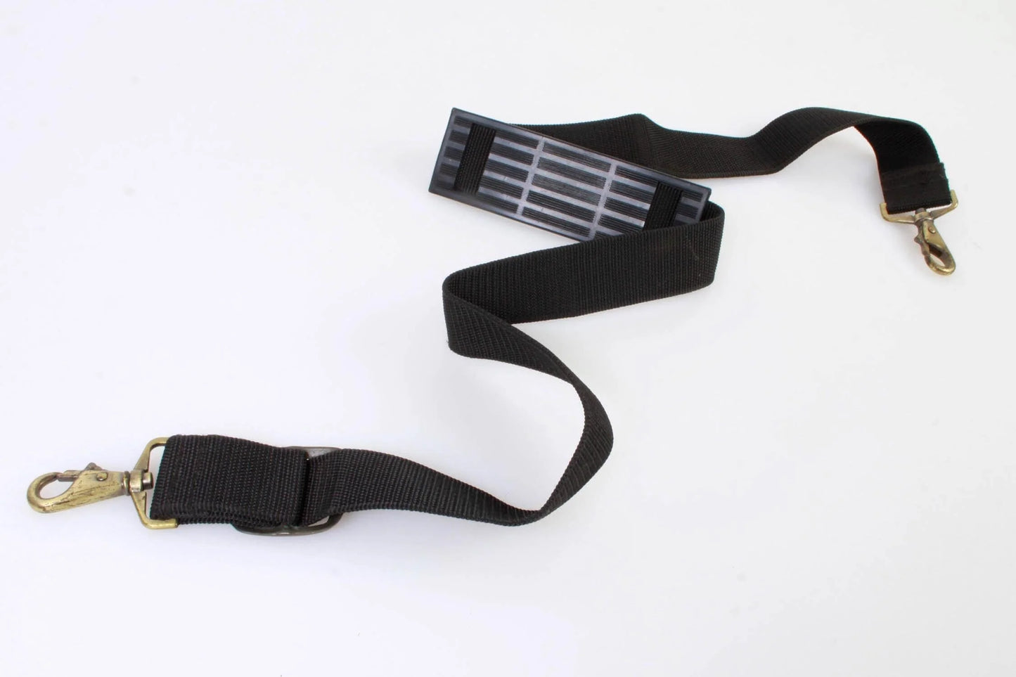 Camera bag strap H.D. vintage, brass clips