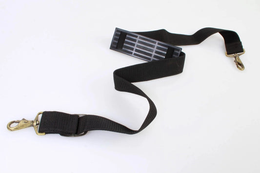 Camera bag strap H.D. vintage, brass clips
