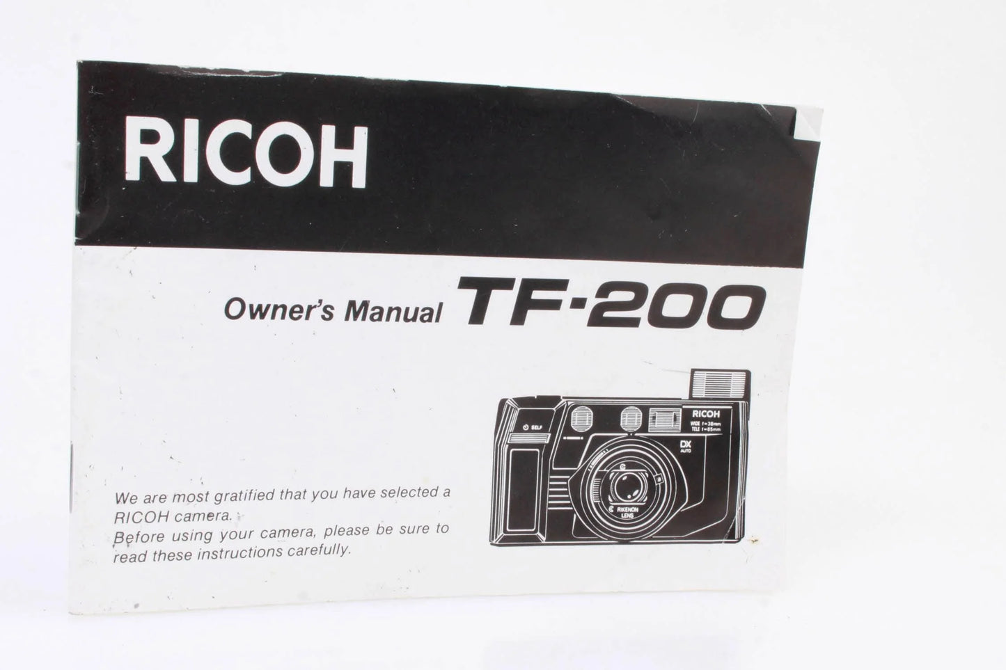 Ricoh TF-200 Owners Manual