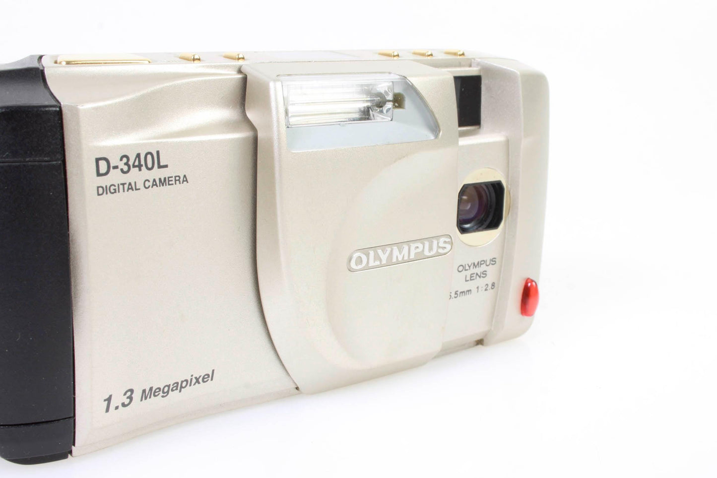 Olympus D-340R Digital Camera With Leather Bag and Instruction Manual
