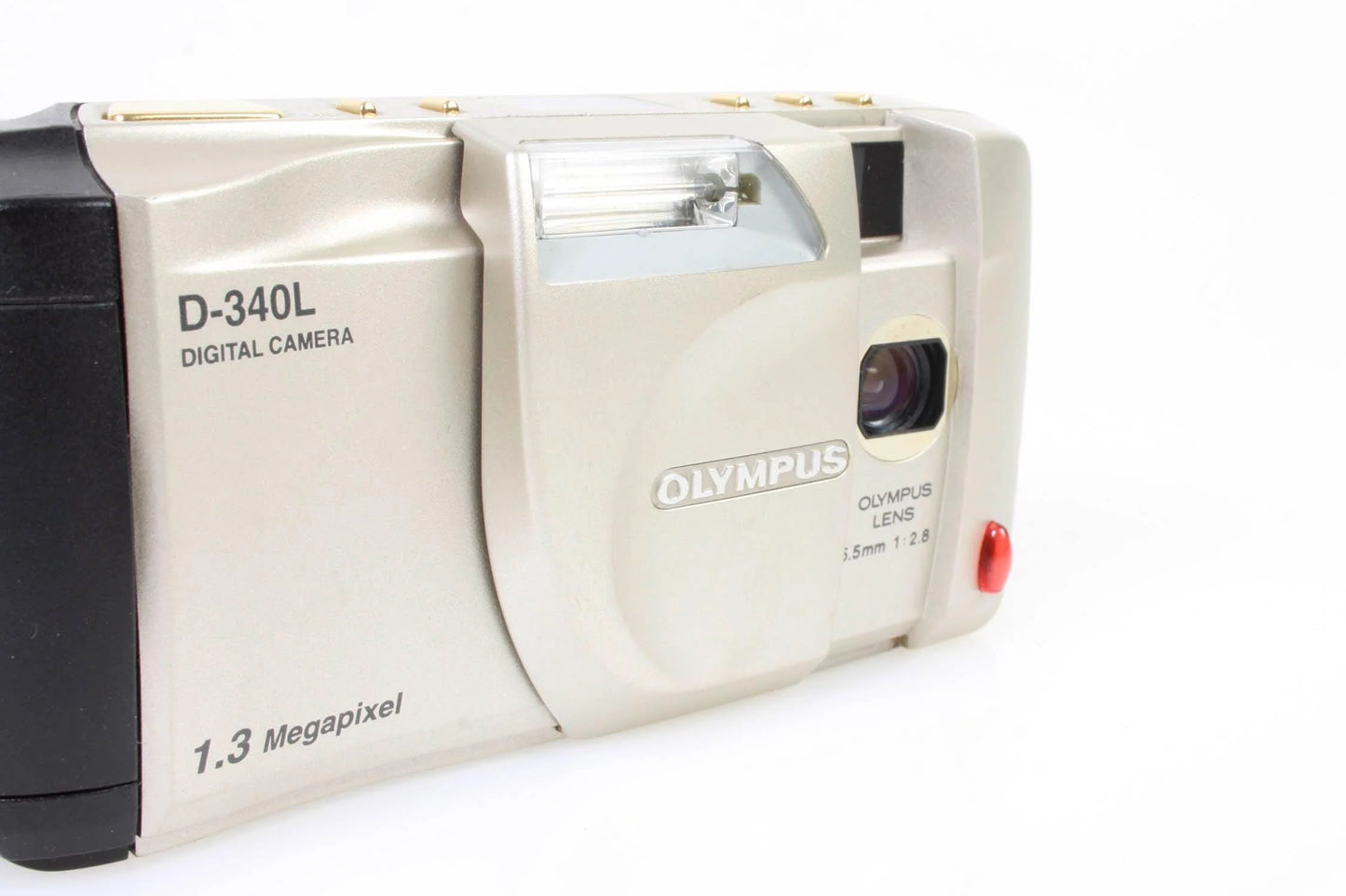 Olympus D-340R Digital Camera With Leather Bag and Instruction Manual